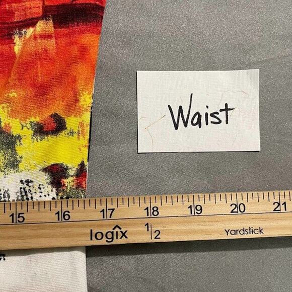 Jolibel Womens Size 8 Sleeveless Jersey Knit Dopamine Dress Artsy Funky Abstract - Picture 10 of 11